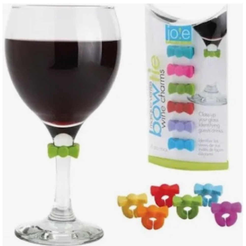 BOW TIE WINE CHARMS BY JOIE